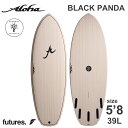 【9/19〜9/23エントリーでP10倍】25 ALOHA SURFBOARDS アロハ サーフボード BLACK PANDA 5’8 EPS エポキシ エコス...