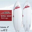 【9/19〜9/23エントリーでP10倍】25 ALOHA SURFBOARDS アロハ サーフボード ウィングマン フューチャー クリア ショートボード 板 ...
