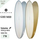 【9/19〜9/23エントリーでP10倍】25 ESSENCE BOARD エッセンス サーフボード 板 グー ミッド ミッドレングス フューチャー GOO M...