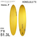 【5/9〜5/15エントリーでP10倍】22 アーバンアイランド URBAN ISLAND SOCIETY HONOLULU ホノルル 7'0 PU SURFB...