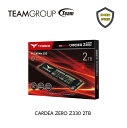 TEAM CARDEA ZERO Z330 M.2 2TB SSD PCIe Gen3 x4 NVMe1.3 2280 R:2100MB/s W:1600MB/s T-FORCE 内蔵型 Solid State Drive TM8FP8002T0C311-EC その1