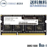 DDR3 1600 8GB 1.35V Ρ  1 Low Voltage ʵݾ TEAM ELITE SO-DIMM PC3-12800 CL11 TSD3L8G1600C11-EC