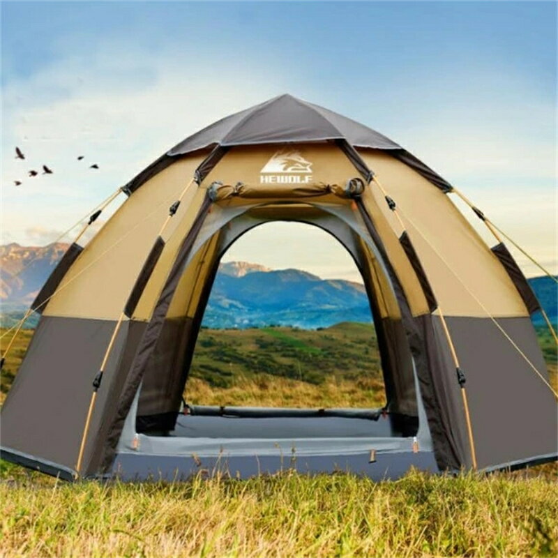 乐天商城 - テント ワンタッチテント キャンプテント 3〜8人用 大型 設営簡単 uvカット加工 防風防水 折りたたみ 超軽量 5-6kg 防災用 キャンプ用品 アウトドア 花見 海水浴 登山 紫外線防止 防虫換気 防風