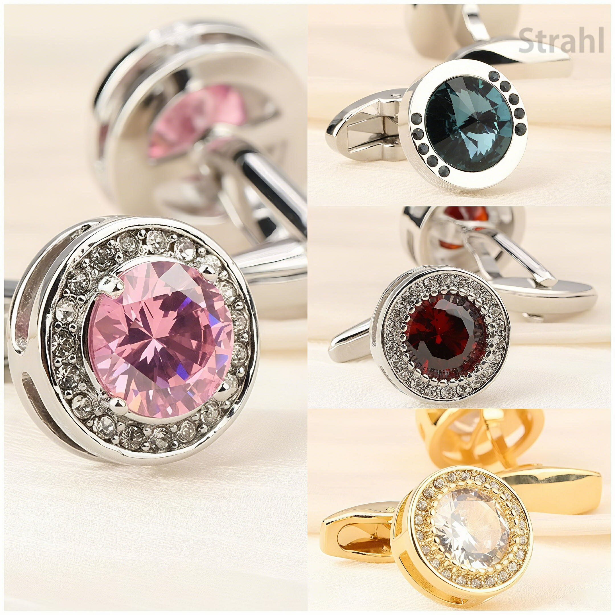 カフスボタン カフリンクス 送料無料 円型 丸形 シルバー ジルコニア カフ メンズ スーツ ドレス シャツ ビジネス フォーマル 紳士服 結婚式 パーティ 父...