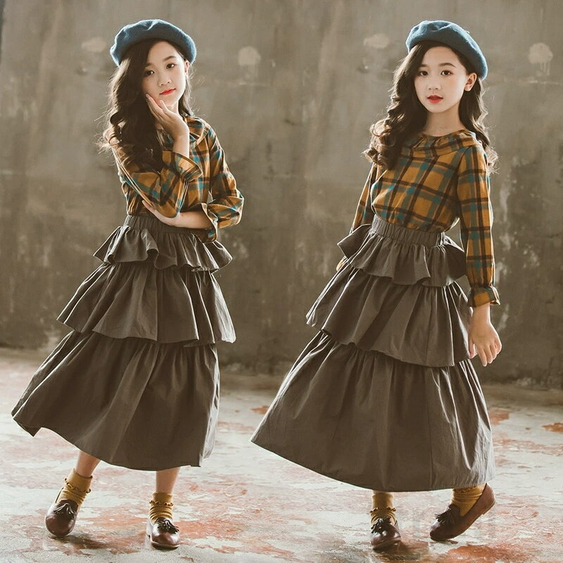 乐天商城 - セットアップ キッズ キッズセットアップ 女の子 服 キッズ セット 子供用 可愛い ワイシャツ ベスト コンビ通学着 お出かけ 子供コーデ 日常着 キッズ セット 学園風 子供服 110 120 130 140cm