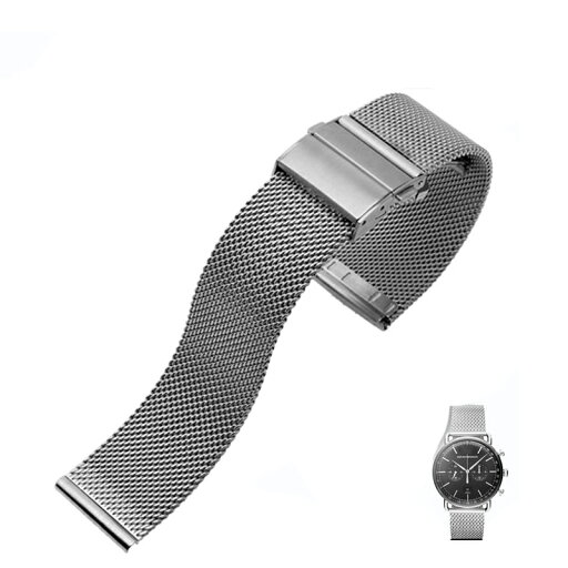 IWC ティソ などに 社外互換 汎用 ステンレスベルト 取付幅18mm