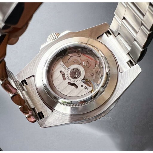 メンズウォッチ 時計 独自 カスタマイズ MOD seiko NH70 サファイア セラミックベゼル 保証あり ステンレス ストラップ