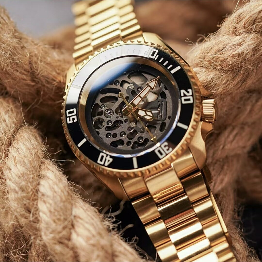 メンズ ウォッチ NH72 ムーブメント サファイアガラス 100m 防水 オリジナルMOD 保証あり