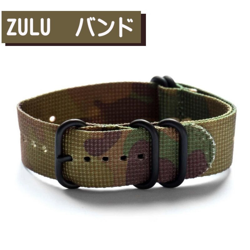 ZULU NATO xg Jt[W 18mm 20mm 22mm 24mm PVD