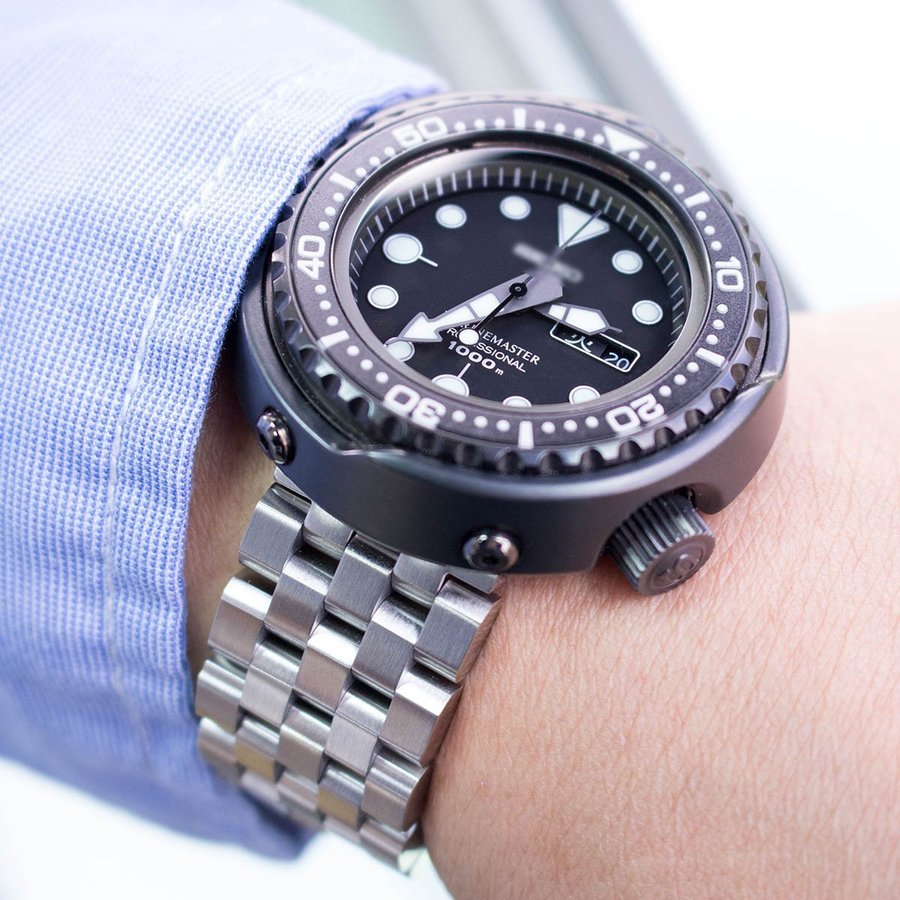 ステンレス バンド セイコーダイバー SBDX016用 ツナ ポリッシュ加工 バンド