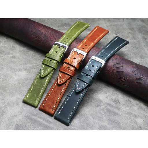高級 ハンドメイド ビンテージ 本革 レザー 18 19 20 22mm 高級 ハンドメイド ビンテージ 本革 レザー 18 19 20 22mm