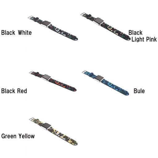 Apple watch アップルウォッチ ストラップ 3 4 5 6 7 SE 42 44mm シンプル マルチデザイン ラバーバンド カモフラージュ