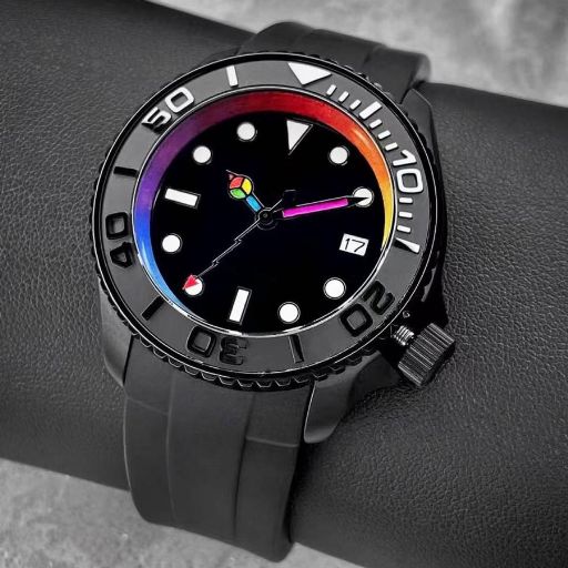 メンズウォッチ 時計 カスタマイズ SKX007MOD NH35 サファイア セラミックベゼル 保証あり