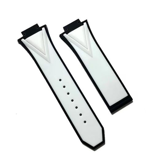 ウブロ HUBLOT 用 社外互換品 ラバー ベルト 29x17mm バックル付き ビッグバン BIG BANG バックルなし　ロゴ無し