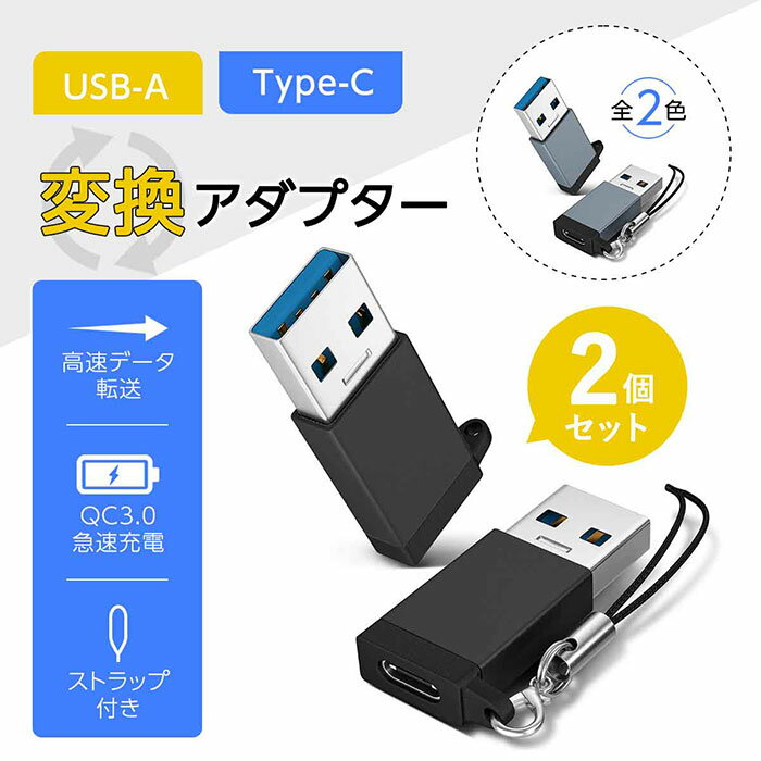 usb type-c 変換アダプタ 2個セット usb 変換