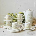 L3612-44 送料込!英国アンティーク HORNSEA FLEUR C&S イギリスアンティーク ホーンジー フルール カップ&ソーサー イギリス