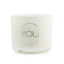 yԗDǃVbvz iKOU Essentials Aromatherapy Natural Wax Candle Glass - De-Stress (Lavender & Geranium) 100177 85gyCOʔ́z