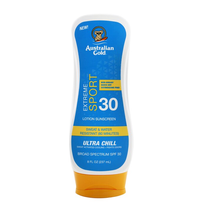 【月間優良ショップ】 オーストラリアンゴールド Australian Gold Extreme Sport Lotion with Ultra Chill SPF 30 237ml/8oz【海外通販】