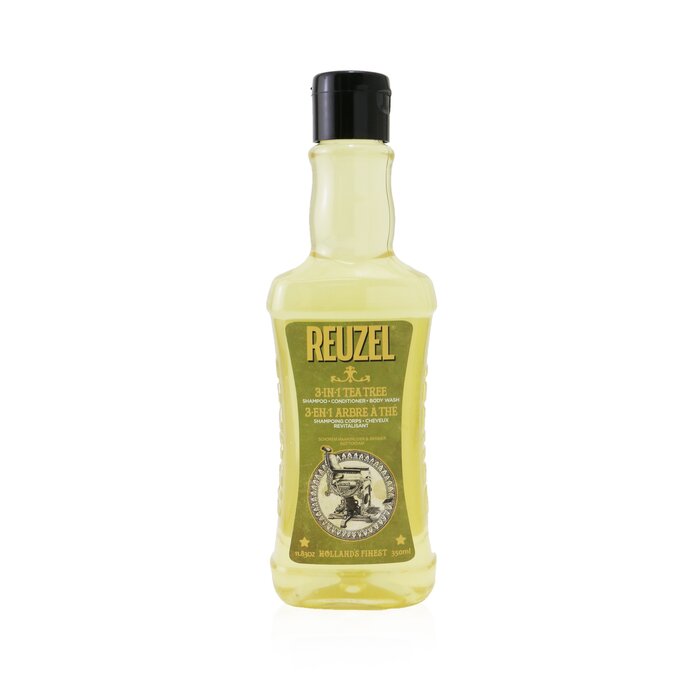 ルーゾー Reuzel 3-In-1 Tea Tree Shampoo Conditioner Body Wash 350ml/11.83oz【海外通販】