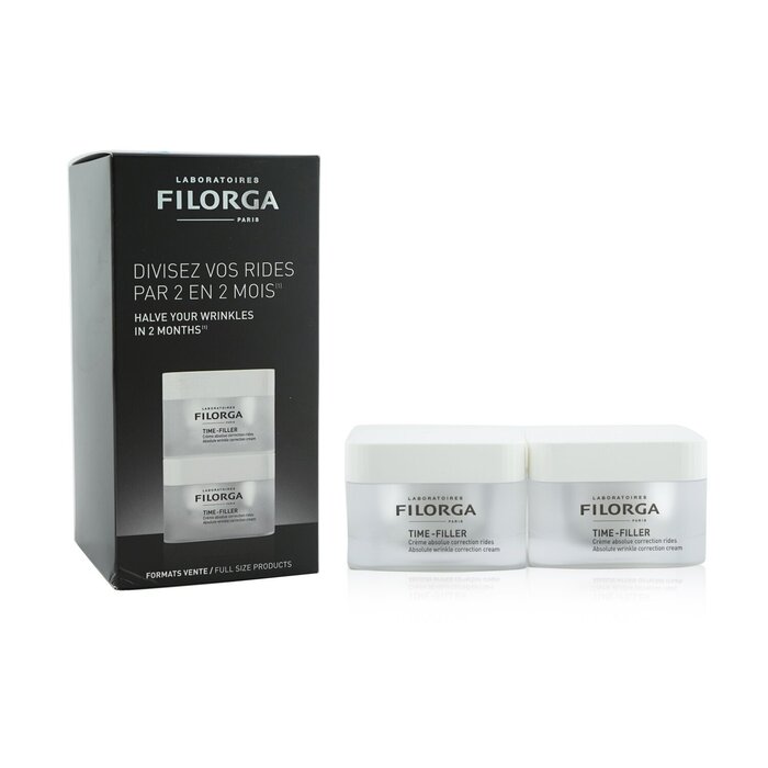 【月間優良ショップ】 フィロルガ Filorga Time-Filler Duo Set: 2x Time-Filler Absolute Wrinkle Correction Cream 50ml 2pcs【海外通販】