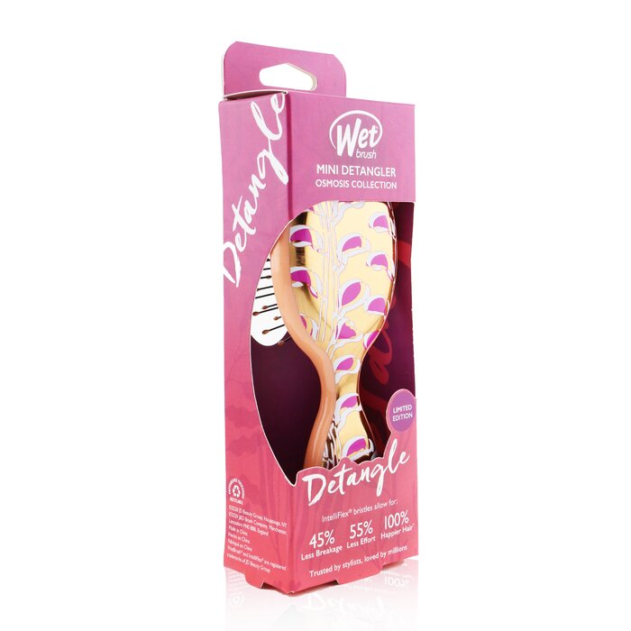 ポイント5倍 【月間優良ショップ】 ウェットブラシ Wet Brush Mini Detangler Osmosis Collection - # Shimmering Seaweed (Limited Edition) 1pc【海外通販】