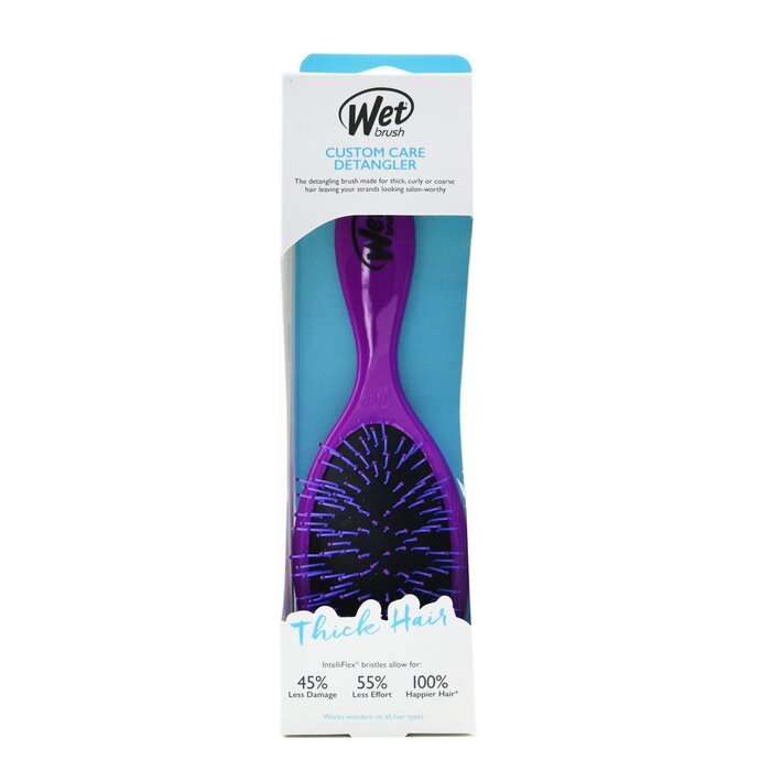 yԗDǃVbvz EFbguV Wet Brush Custom Care Detangler Thick Hair Brush - # Purple BWR830CCPR 1pcyCOʔ́z