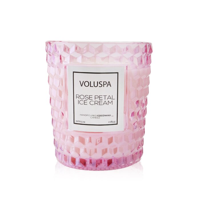 【月間優良ショップ】 ボルスパ Voluspa Classic Candle ? Rose Petal Ice Cream 184g/6.5oz【海外通販】