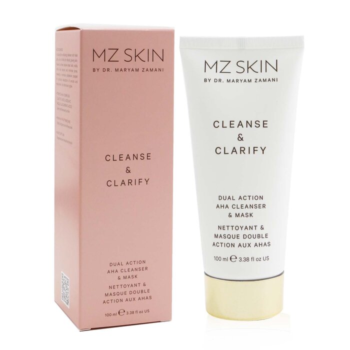 【月間優良ショップ】 MZ Skin Cleanse & Clarify Dual Action AHA Cleanser & Mask 100ml/3.38oz【海外通販】 2