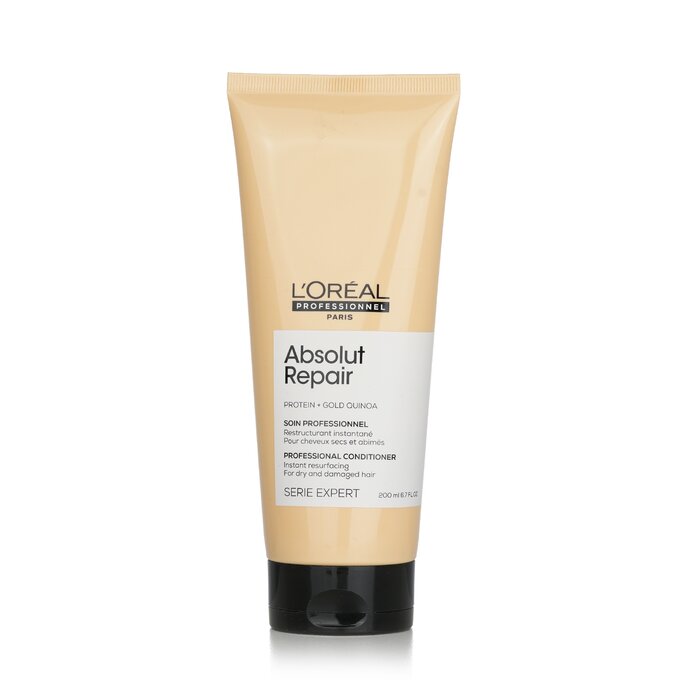 ロレアル L 039 Oreal Professionnel Serie Expert - Absolut Repair Gold Quinoa Protein Instant Resurfacing Conditioner 200ml/6.7oz【海外通販】