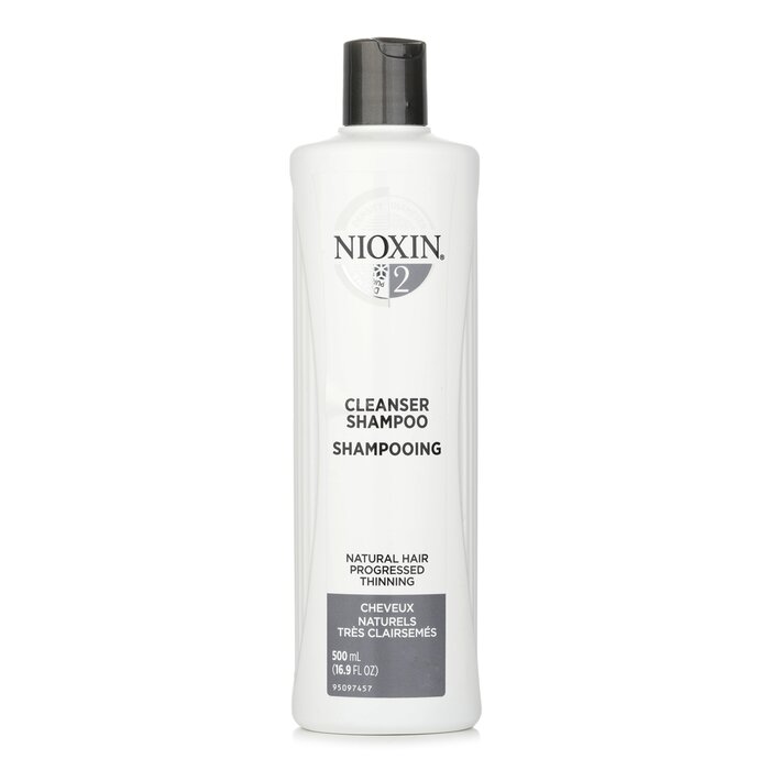 ナイオキシン Nioxin ダーマ ピュリファイング システム 2 クレンザー シャンプー (ナチュラル ヘア, プログレス シンニング) 500ml/16.9oz