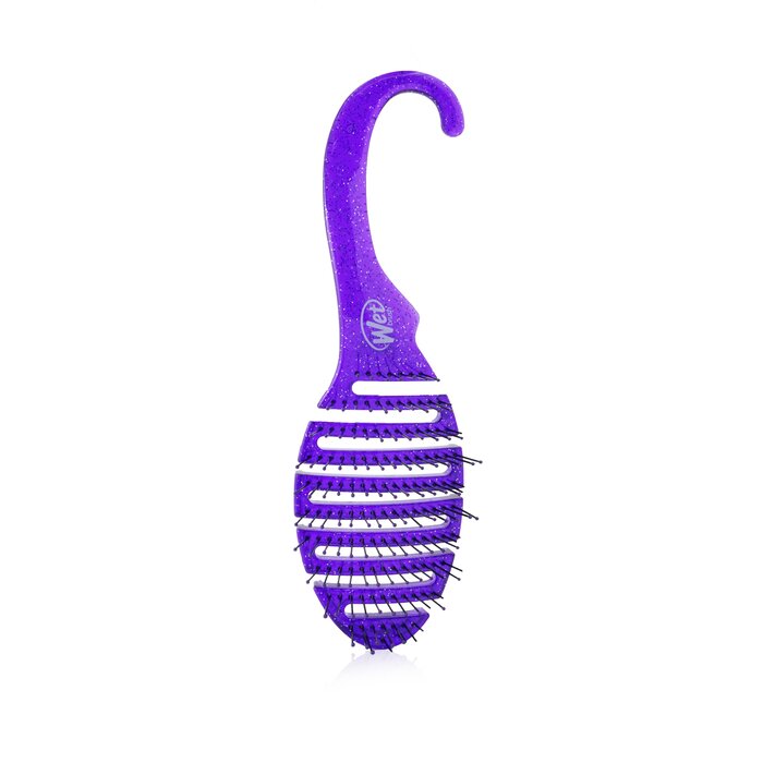 ウェットブラシ Wet Brush Shower Detangler - # Purple Glitter 1pc