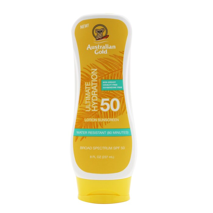 A non-greasy, quick-drying sunscreen lotion Water-resistant (80 minutes) formula offers UVA/UVB broad-spectrum protection Infused with Kakadu Plum containing the highest Vitamin C content of any fruit to promote collagen production while protecting skin from free radicals Packed with nutrients to reduce lines & wrinkles Oxybenzone-free & cruelty-free 内容量： 237ml/8oz広告文責：Strawberry Cosmetics(Internet Service)Limited 03-5657-8447メーカー（製造）・輸入者名： オーストラリアンゴールド ・個人輸入区分：米国製・化粧品 ※世界中より仕入れておりますので同じ商品でも製造国が異なる場合があります。当店でご購入された商品は、「個人輸入」としての取り扱いになり、すべて香港からお客様のもとへ直送されます。・個人輸入される商品は、すべてご注文者自身の「個人使用・個人消費」が前提となりますので、ご注文された商品を第三者へ譲渡・転売することは法律で禁止されております。・関税・消費税が課税される場合があります。詳細はこちら。