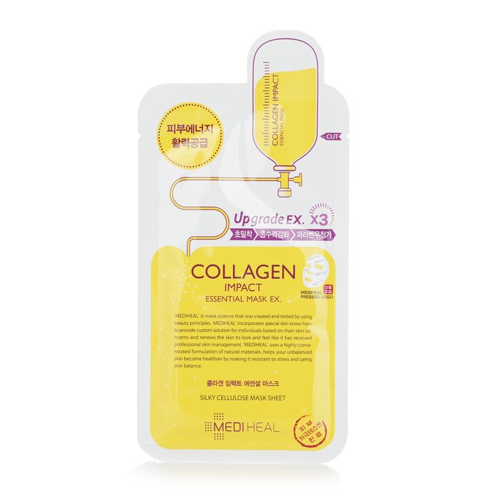 メディヒール Mediheal Collagen Impact Essential Mask EX. (Upgrade) 10pcs【海外通販】