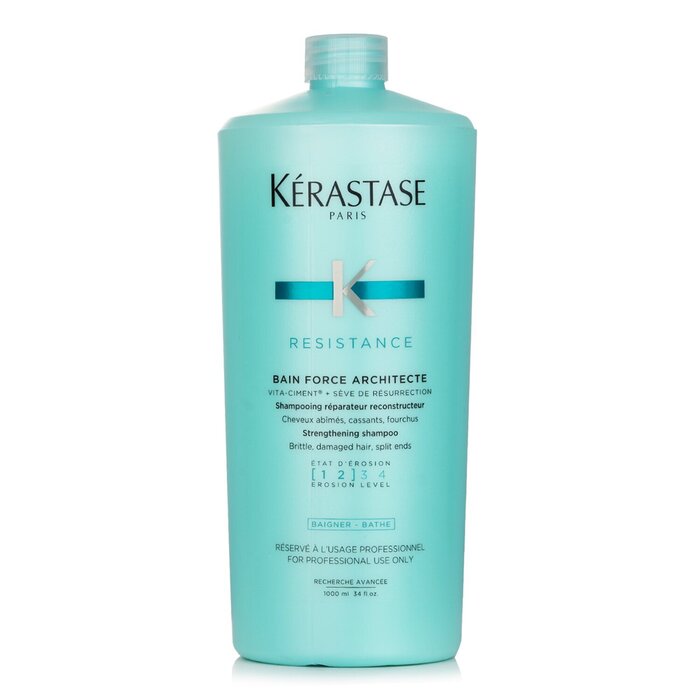 ケラスターゼ Kerastase レジスタンス バン フォルス　アーキテクト　(ダメージヘア、枝毛・切れ毛用) 1000ml/34oz【海外通販】