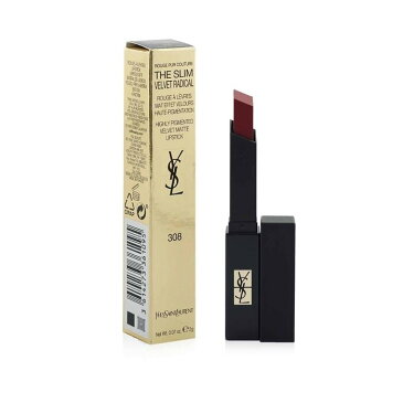 【月間優良ショップ】 イヴサンローラン Yves Saint Laurent ルージュ ピュールクチュール ザ・スリムベルベット ラジカルマットリップスティック - # 308 ロジカルチリ 2g/0.07oz【海外通販】