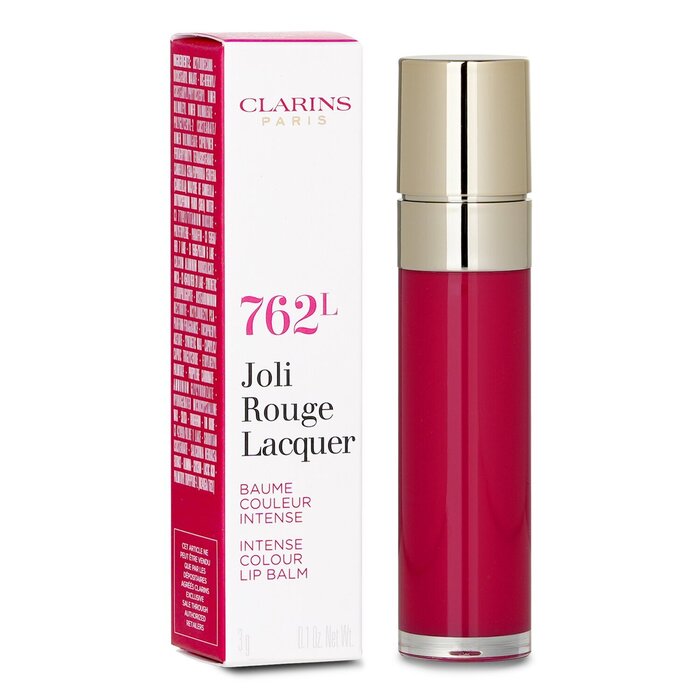 【月間優良ショップ】 クラランス Clarins ジョリ ルージュ ラッカー - # 762L Pop Pink 3g/0.1oz【海外通販】 2