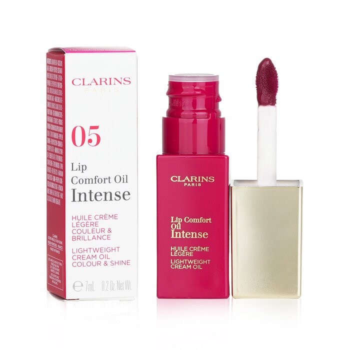 【月間優良ショップ】 クラランス Clarins リップ コンフォート オイルインテンス - # 05 Intense Pink 7ml/0.2oz【海外通販】 2