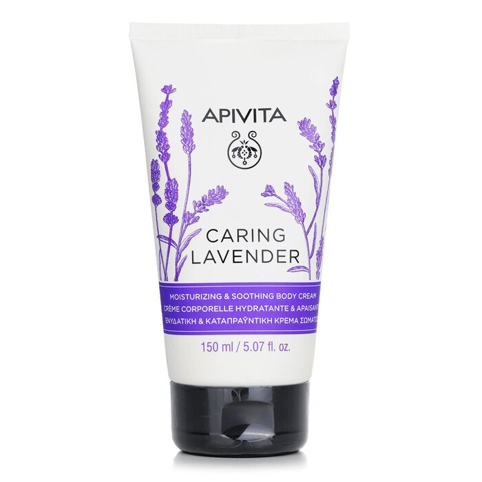 【月間優良ショップ】 アピヴィータ Apivita Caring Lavender Moisturizing Soothing Body Cream - For Sensitive Skin 150ml/4.74oz【海外通販】