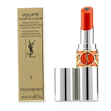 イヴ・サンローラン Yves Saint Laurent ヴォリュプテ プランプ イン カラー リップ バーム - # 05 Delirious Orange (Tangerine) 3.5g/0.12oz【楽天海外直送】