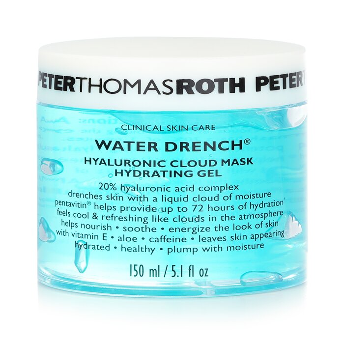 【月間優良ショップ】 ピーター トーマス ロス Peter Thomas Roth Water Drench Hyaluronic Cloud Mask Hydrating Gel 150ml/5.1oz【海外通販】