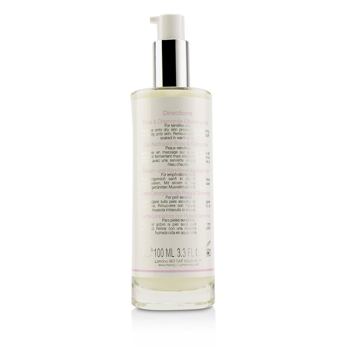 【月間優良ショップ】 オーガニックファーマシー The Organic Pharmacy Rose & Chamomile Cleansing Milk - For Sensitive Skin (Exp. Date 10/2022) 100ml/3.3oz【海外通販】