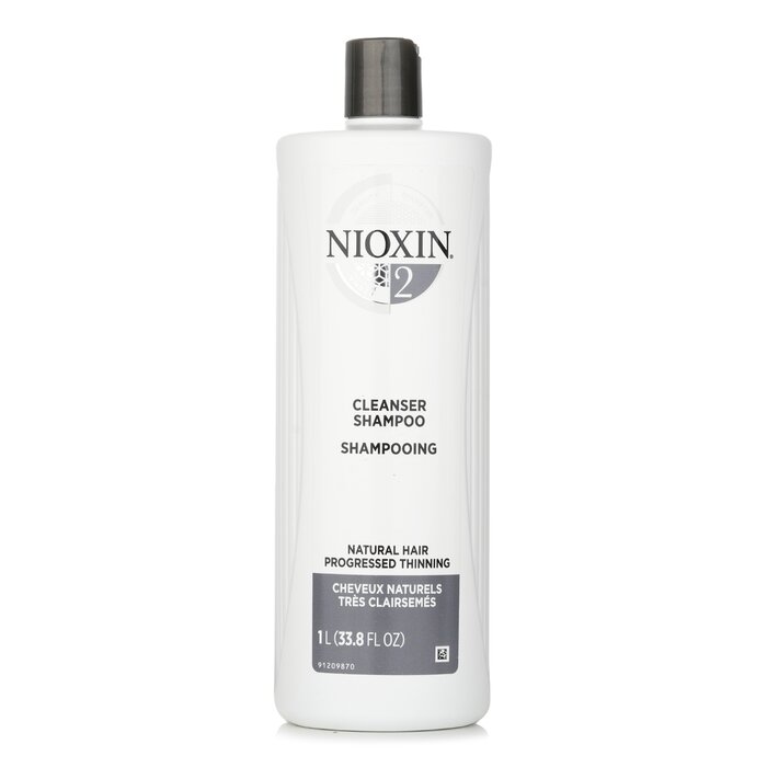 ナイオキシン Nioxin ダーマ ピュリファイング システム 2 クレンザー シャンプー (ナチュラル ヘア, プログレス シンニング) 1000ml/33.8oz