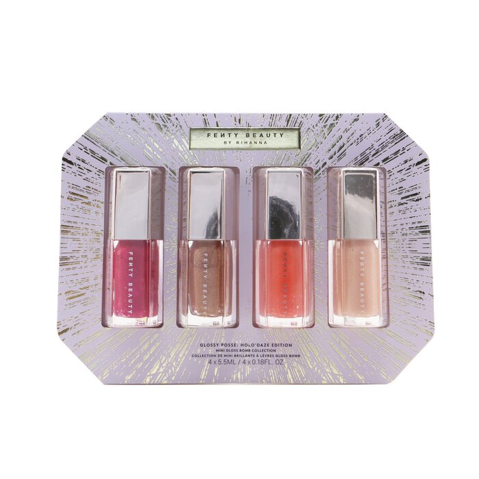 フェンティビューティー by リアーナ Fenty Beauty by Rihanna グロッシーポス ミニ グロス ボム コレクション（ホロデイーズ エディション）（4xミニ グロス ボム） 4x5.5ml/0.18oz【海外通販】のサムネイル