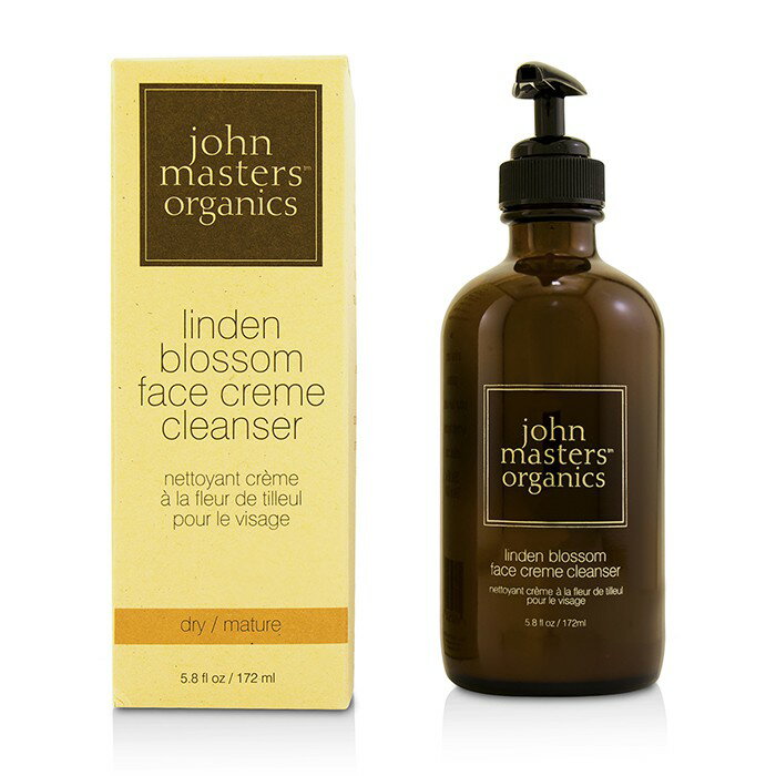 ジョンマスターオーガニック John Masters Organics リンデン ブロッサム フェイス クリーム クレンザー (For Dry/ Mature Skin) 172ml/5.8oz【海外通販】