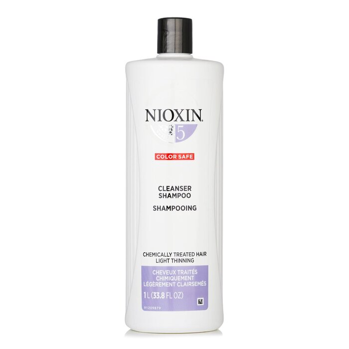  ナイオキシン Nioxin ダーマ ピュリファイング システム 5 クレンザー シャンプー (ケミカル トリート ヘア, ライト シンニング, カラー セーフ) 1000ml/33.8oz