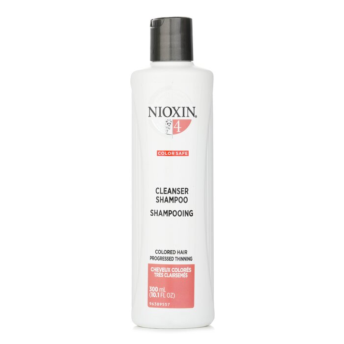  ナイオキシン Nioxin ダーマ ピュリファイング システム 4 クレンザー シャンプー (カラー ヘア, プログレス シンニング, カラー セーフ) 300ml/10.1oz