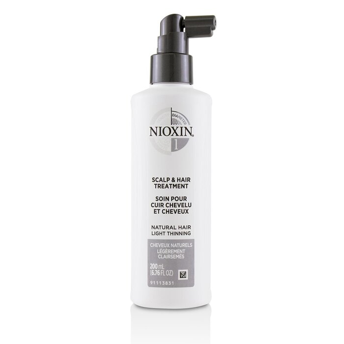 【月間優良ショップ】ナイオキシン Nioxin ダイヤメーター システム 1 スカルプ & ヘア トリートメント (ナチュラル ヘア, ライト シンニング) 200ml/6.76oz【海外通販】