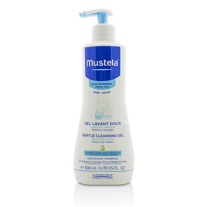  ムステラ Mustela ソフトクレンジングジェル -　ヘア　＆　ボディ 500ml/16.9oz