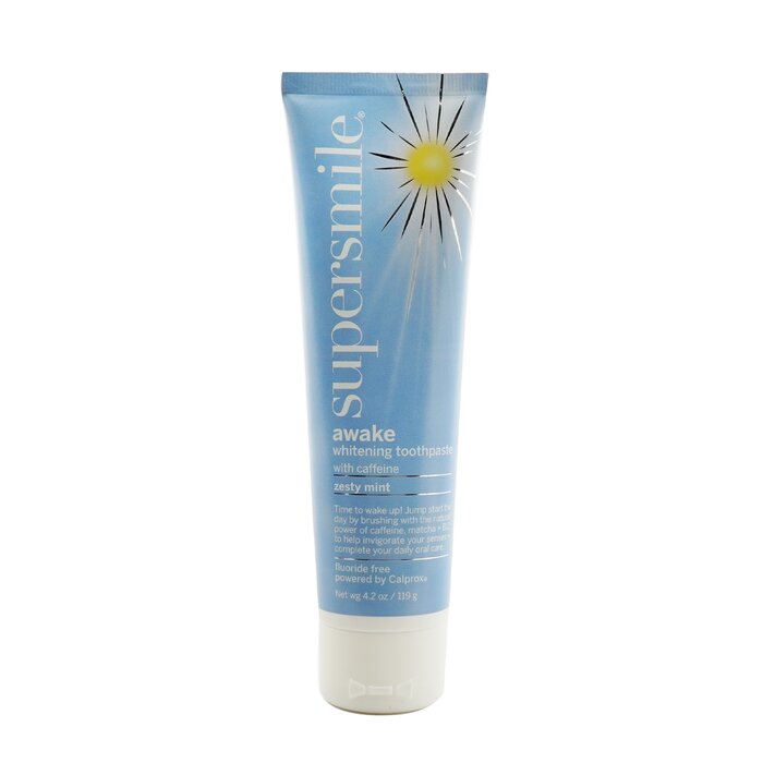 【月間優良ショップ】 スーパースマイル Supersmile Awake Whitening Toothpaste With Caffeine - Zesty Mint (Fluoride Free) 119g/4...