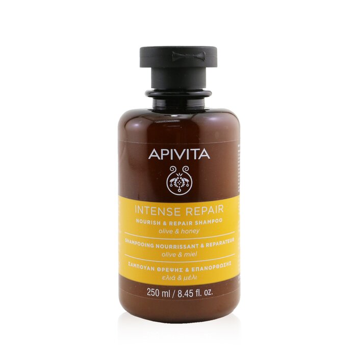 【月間優良ショップ】 アピヴィータ Apivita Intense Repair Nourish Repair Shampoo (Olive Honey) 250ml/8.45oz【海外通販】